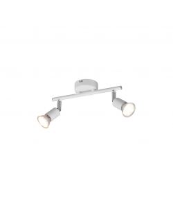 Faretto Paris Bianco 2x GU10 25x13x8 cm 35W