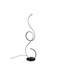 Lampada Piantana Jive SMD LED 23W - 2700lm - H 118cm Larghezza 32 cm - Nero Opaco