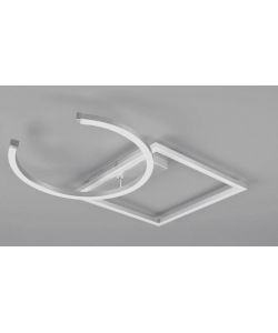 TRIO Plafoniera LED Pivot 23,5W 4000K 54cm Alluminio Regolabile