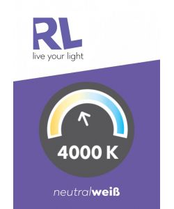 Reality Plafoniera LED Bologna Metallo Bianco Opaco - 36W 5100lm 4000K