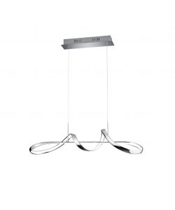 Reality Lampada Sospensione LED Perugia Cromo 36W 80cm