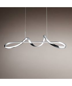 Reality Lampada Sospensione LED Perugia Cromo 36W 80cm