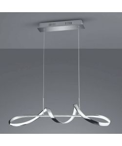 Reality Lampada Sospensione LED Perugia Cromo 36W 80cm
