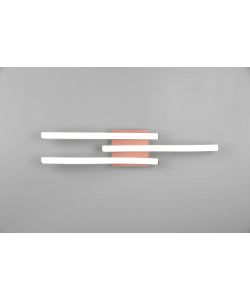 TRIO Plafoniera LED Route 3 luci oro rosa 56 cm