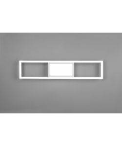 Plafoniera SMD LED Rigido - 22W - 2800lm - Bianco Opaco 60 x 6 x 13 cm