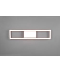Plafoniera SMD LED Rigido - 22W - 2800lm - Bianco Opaco 60 x 6 x 13 cm
