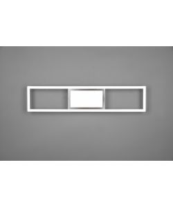 Plafoniera SMD LED Rigido - 22W - 2800lm - Nichel Opaco 60 x 6 x 13 cm