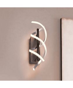 Trio Applique LED Sequence 22W Dimmerabile Ardesia 47x13,5cm