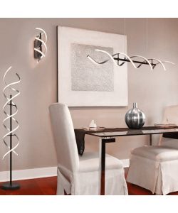 Trio Applique LED Sequence 22W Dimmerabile Ardesia 47x13,5cm