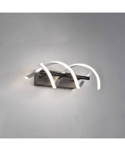 Trio Applique LED Sequence 22W Dimmerabile Ardesia 47x13,5cm