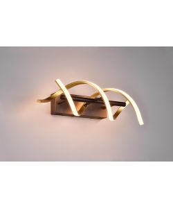 Trio Applique LED Sequence 22W Ottone 47x13.5 cm Dimmabile