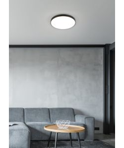 Reality Plafoniera Led Spica Nera - 18W 2000lm 4000K - D.27cm