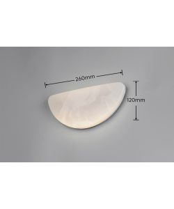 Reality Applique Led Umbria - Effetto Alabastro - 12W 12000lm 4000K