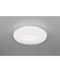 TRIO Plafoniera LED Etoris effetto cristallo bianca diam. 40 cm