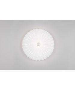 TRIO Plafoniera LED Etoris effetto cristallo bianca diam. 40 cm