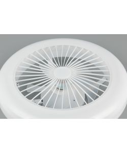Trio Lighting Ventilatore Soffitto LED MORA 13W Bianco 45cm Design Compatto