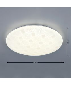 Reality Plafoniera Led Umbria III - Effetto Rete - 24W 2500lm - D.41cm