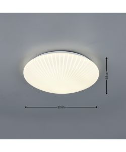 Reality Plafoniera Led Umbria VI - Effetto Righe - 16W 1600lm D.30cm