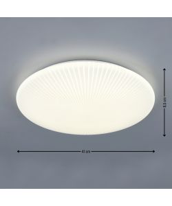 Reality Plafoniera Led Umbria VI - Effetto righe - 24W 2500lm D.41cm