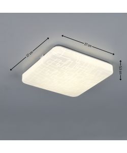Reality Plafoniera Quadrata Led Mandria - Rettangoli 16W 1600lm L.27cm