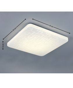Reality Plafoniera Quadrata Led Mandria - Rettangoli 24W 2500lm L.41cm