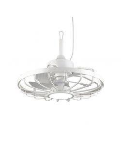 Trio Lighting Ventilatore Soffitto LED Oslo Bianco 20W 51cm IP44