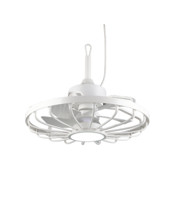 Trio Lighting Ventilatore Soffitto LED Oslo Bianco 20W 51cm IP44