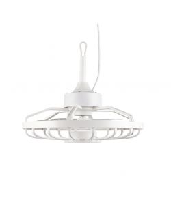 Trio Lighting Ventilatore Soffitto LED Oslo Bianco 20W 51cm IP44