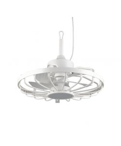 Trio Lighting Ventilatore Soffitto LED Oslo Bianco 20W 51cm IP44