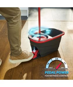 Vileda Kit Pulizia Turbo Smart - Microfibra - Secchio e Strizzatore
