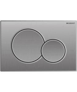 Geberit Placca di comando Sigma01 2 tasti cromo lucido 246x164 mm