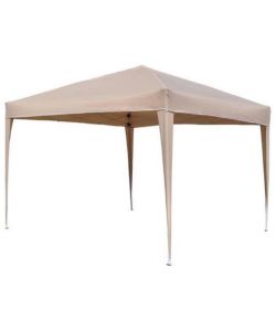 HI Tenda per Feste Pieghevole 3x3 m Beige