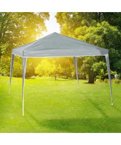HI Tenda per Feste Pieghevole 3x3 m Grigia