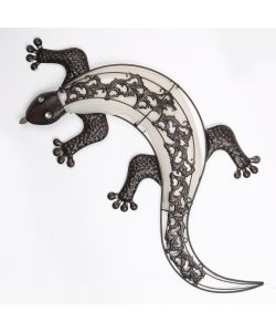 HI Applique da Giardino a LED Solare a Forma di Geco