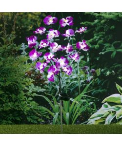 HI Luce Solare a LED da Giardino a Forma di Orchidee