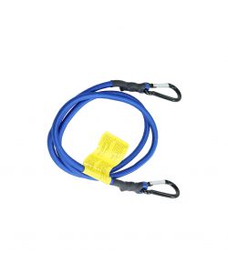 Cavo elastico Diam. 8 x 1000 mm. con ganci in alluminio a moschettone 2 pz.