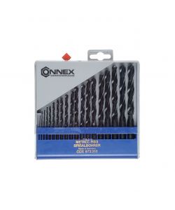 Set punte elicoidali per metallo HSS laminate DIN 338 da 1 a 10 mm. 19 pz.