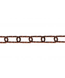 Catena a Tortiglione Brunita 45 x 20 x 4 mm