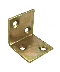 Lastrine angolari zincate giallo 75 x 40 x 25 x 2 mm