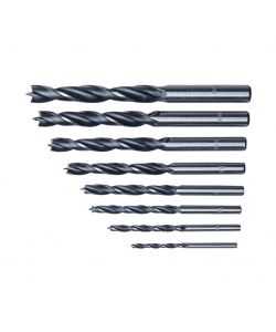 Set punte elicoidali per legno da 3 a 10 mm. 8 pz.