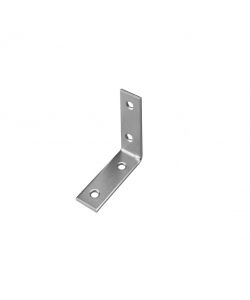 Lastrina ad angolo acciaio Inox A2 - 50 x 50 x 20 spessore 2 mm.