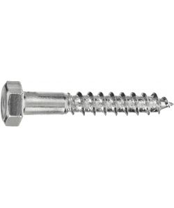 Connex Viti a testa esagonale per legno 10 x 90 mm argento 1 kg