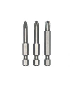 Inserti prolungati Pozidriv PZ1 - PZ2 - PZ3 - 3 pz.