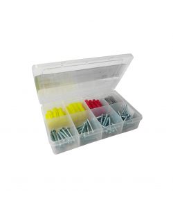 Assortimento ganci e tasselli 100 pz.