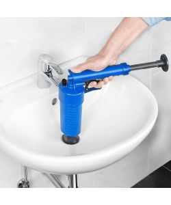 Cornat Sturatubi ad Aria Compressa Blu con 4 Adattatori 28,5x9cm