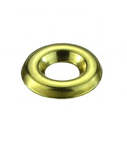 Orli sottovite ottone Diam. 16 x 6 mm. - 30 pz.