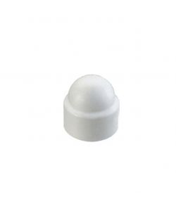 Copribulloni in plastica M8 bianco - 8 pz.