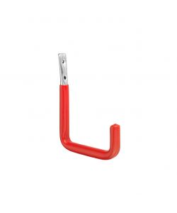 Gancio a parete zincato, rivestito 213 x 150 x 85 mm.