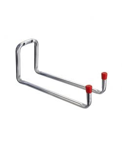 Gancio doppio a parete zincato 90 x 120 x 325 mm.