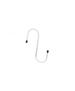 Gancio a 'S' piccolo zincato 165 x 63 x 65 mm.